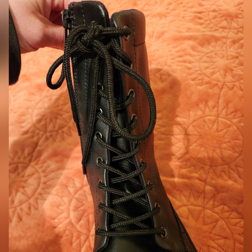 Ahinsa Jaya Combat Boot, Black, EU 39 - Picture 10 of 16
